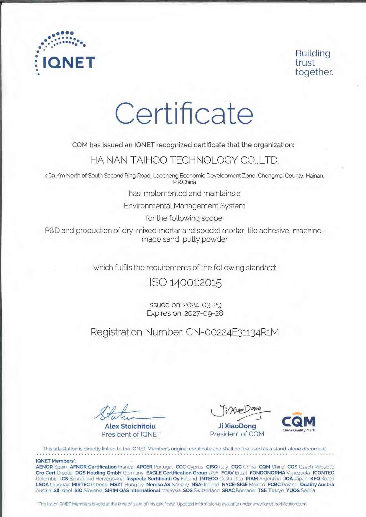 Environmental Management System